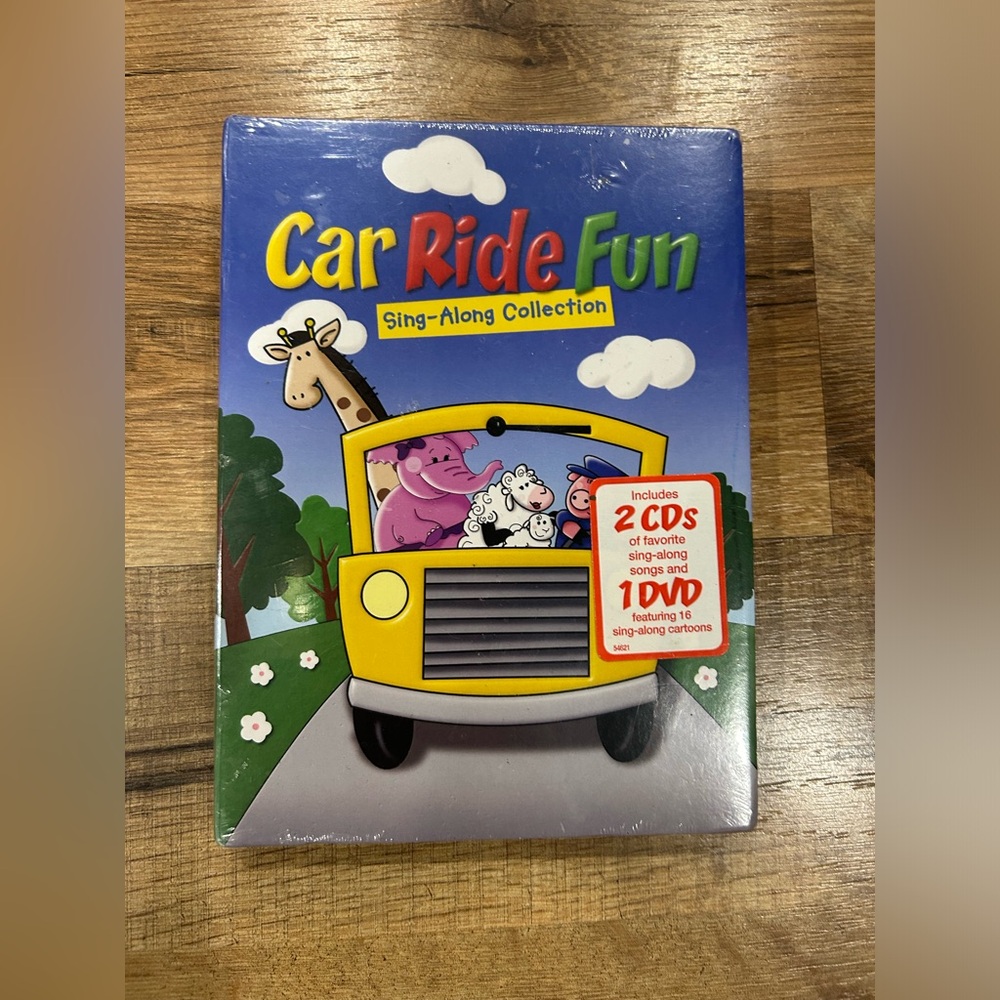 Car Ride Fun, Sing-Along Collection 2 CDs and 1 DVD. New sealed
